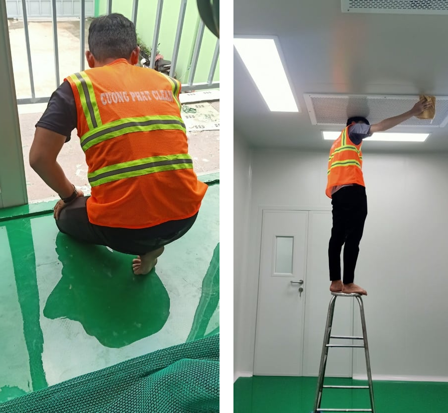 Dịch vụ vệ sinh công nghiệp - Công Ty TNHH Phát Triển Thương Mại Dịch Vụ Cường Phát